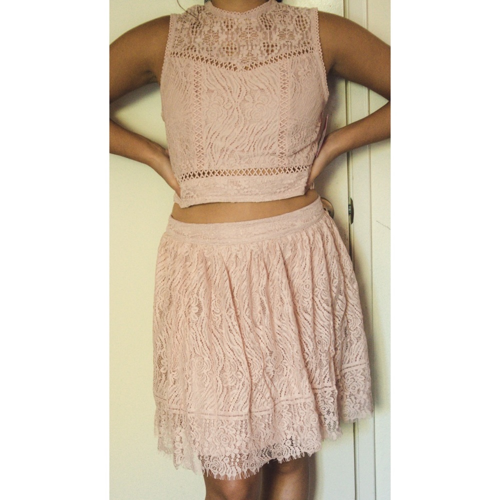 Pink Two Piece Outfit